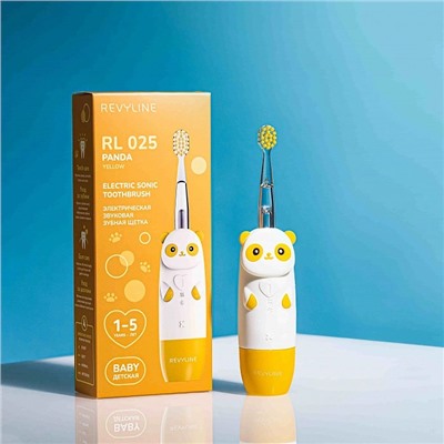Электрическая зубная щетка Revyline RL 025 Panda Желтая