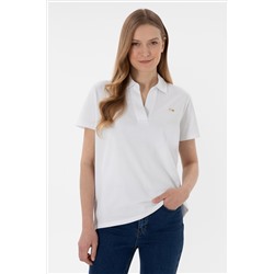 Женщина White Basic T -Fish Surprise Discount в корзине