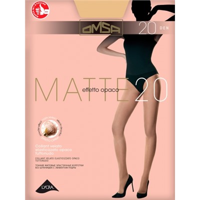 OMSA колготки женские MATTE 20