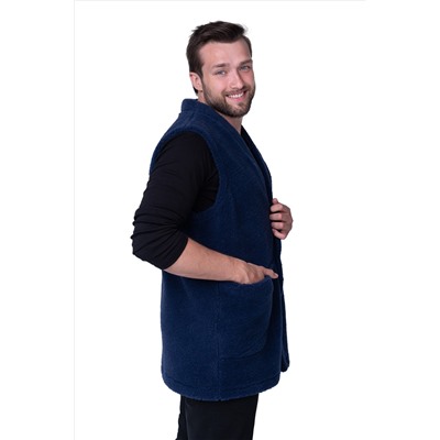 ЖИЛЕТ MEN VEST WOOL цвет Индиго XXXL