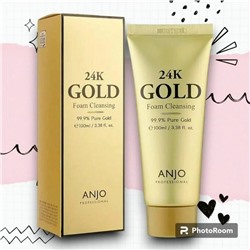 ANJО Professional Пенка для умывания с биозолотом,  24K Gold foam cleansing 100 мл
