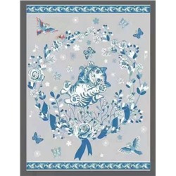 Стежка покрывало "Котенок" (лен+хлопок) 150*200