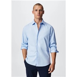 Camisa slim fit algodón stretch -  Hombre | MANGO OUTLET España