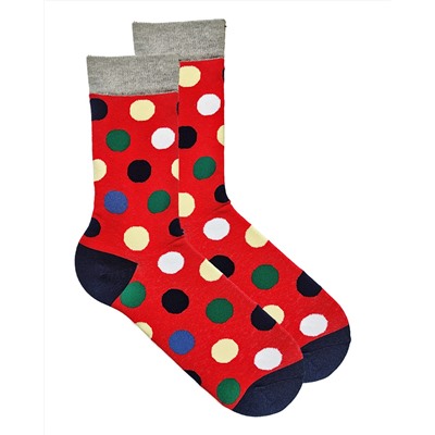 Носки р.35-40 "Bubbles" Red