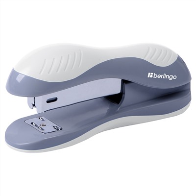 Степлер №24/6, 26/6 Berlingo "Office Soft" до 25л., пластиковый корпус, белый