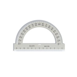 KOH-I-NOOR 746239 Транспортир 180 градусов, тип 180/125, пластик
