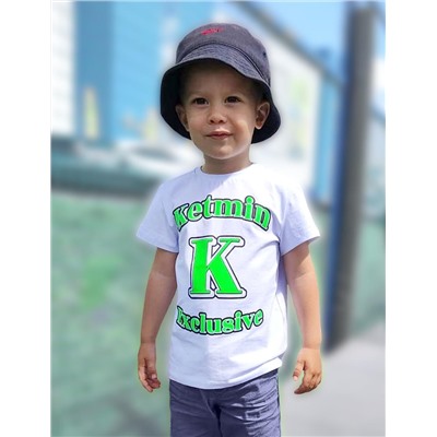 Футболка детская KETMIN EXCLUSIVE цв.Белый/салатовый