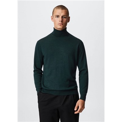 Jersey lana cuello alto -  Hombre | MANGO OUTLET España