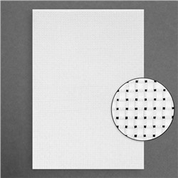Канва для вышивания №11, 30 × 20 см, цвет белый
