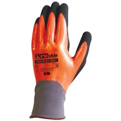 Нитриловые перчатки с двойной обливкой Ruskin Industry 303+, размер M