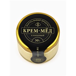 Крем-мёд с хлопком натуральный, 30 г