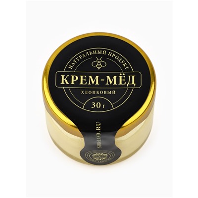 Крем-мёд с хлопком натуральный, 30 г