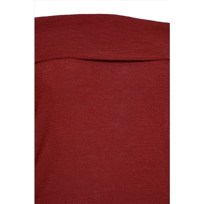 Bordeaux Carmen Neck вязание Blought Blouse TBBAW25AF00030