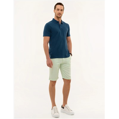 Mint Standard Fit Bermuda Shorts