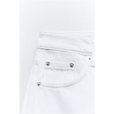 JEANS TRF RELAXED CUT OUT TIRO MEDIO