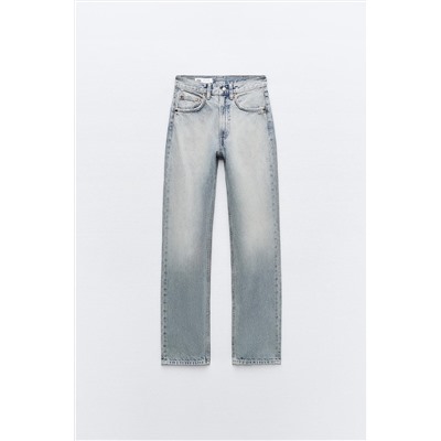 JEANS TRF RECTOS TIRO ALTO