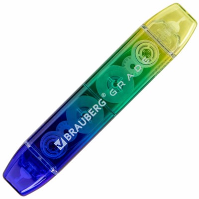 Корректирующая лента двусторонняя 5 мм x 10 м, BRAUBERG "Grade", ассорти, 271941