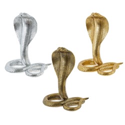 Фигурка декоративная "Змея", L20 W15 H27 см, 3в.