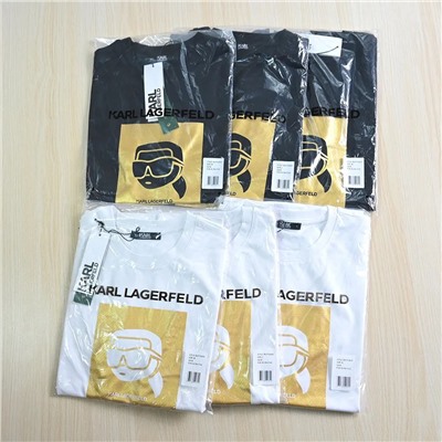 Мужская хлопковая футболка  KARL LAGERFEL*D ОРИГИНАЛ!