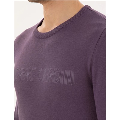 Purple Slim Fit Bike Colkar Wool Смешанный вязаный свитер