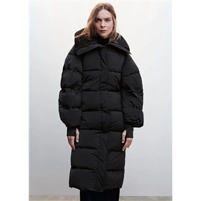 Anorak acolchado cuello borreguito -  Mujer | MANGO OUTLET España