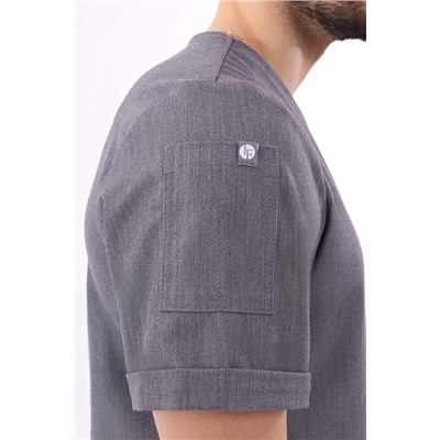 Топ медицинский мужской 6-77-15-1 / Curly 41 Space gray