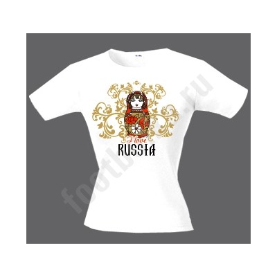 Футболка "I love RUSSIA"