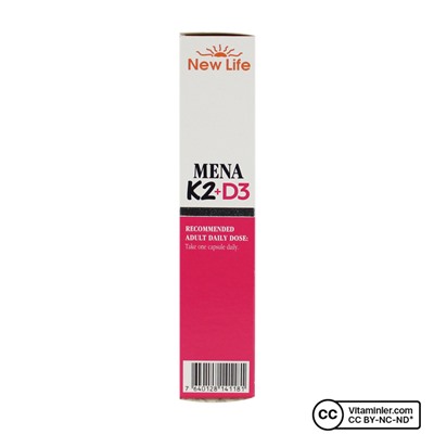 New Life Mena Витамин K2 + D3 30 капсул