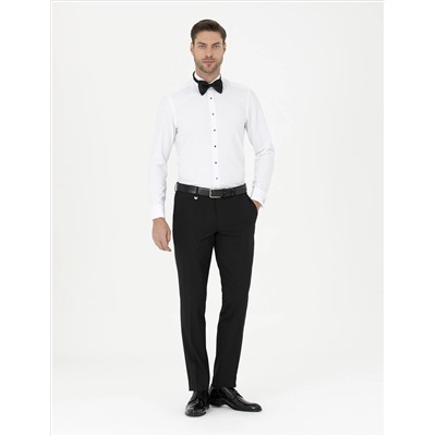Тканневые брюки Black Slim Fit