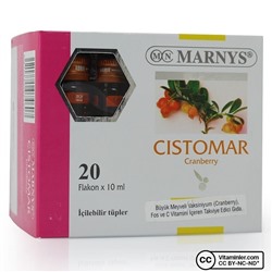 Marnys Cistomar Клюква 20 Флакон