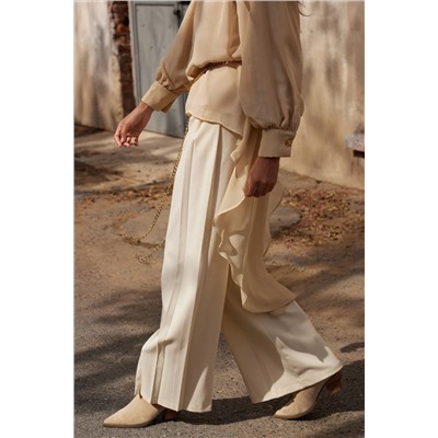 X ai beige pilisal тканые штаны tctaw25tp00000