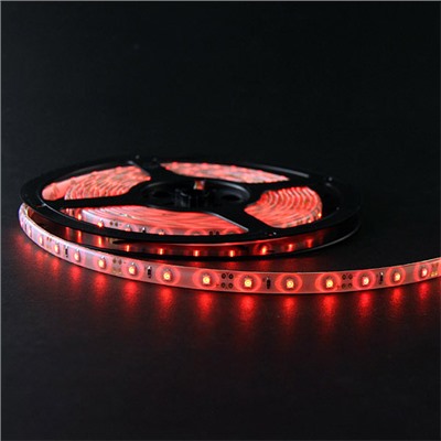 Лента светодиодная 5 м 12V SMD3528 STRIP LIGHT IP44 / КРАСНЫЙ