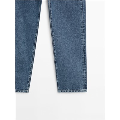 Jeans tiro bajo corte recto