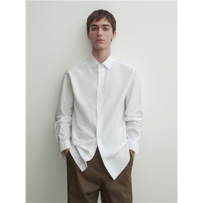 Camisa popelín regular fit