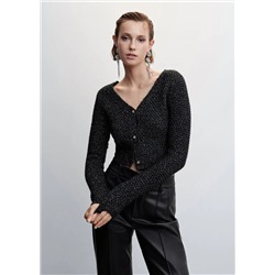 Cardigan punto botones joya  -  Mujer | MANGO OUTLET España