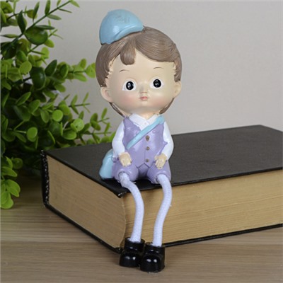 Фигурка Мальчик/Девочка висячие ножки 2 штуки набор 11,5 см / F2088 /уп 120/