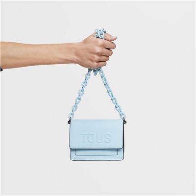 Mini bandolera La Rue New - azul claro