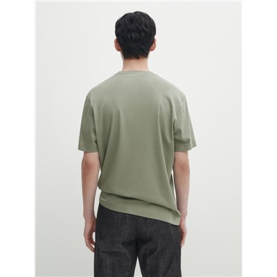 Camiseta manga corta algodón mercerizado