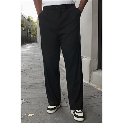 Большой размер Straith Fit Удобные вязаные брюки TMNSS25AR00003
