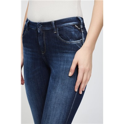 Vaquero skinny fit de tiro alto Stella - Azul