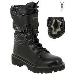 Сапоги зима Kenka 5655-7 черн ( 5,0)