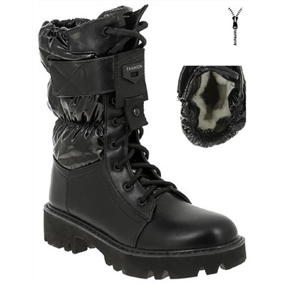 Сапоги зима Kenka 5655-7 черн ( 5,0)
