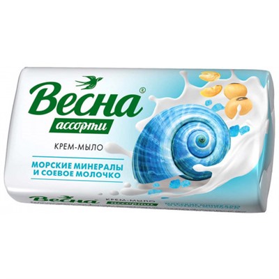 Крем-мыло Absolut (Абсолют) Весна морские минералы и соевое молочко, 90 г
