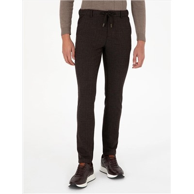 Brown Slim Fit Canvas Bloys