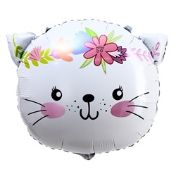 Воздушные шары фольгированные 22" «Милая кошечка»