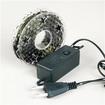 Гирлянда 50 м 500 LED / NEW9 /уп 50/теплый белый