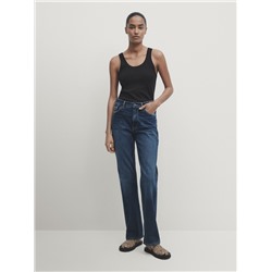 Jeans tiro alto bootcut