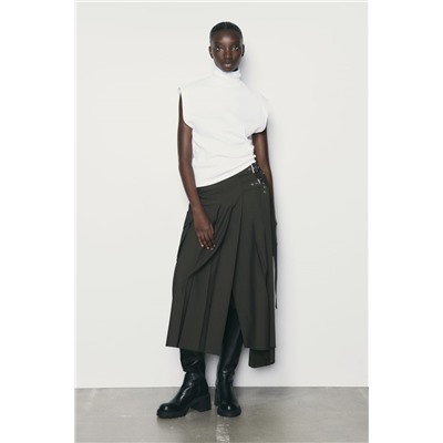 RIBBED COTTON T-SHIRT