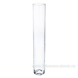 Ваза "Цилиндр" (стекло), D5xH30cм