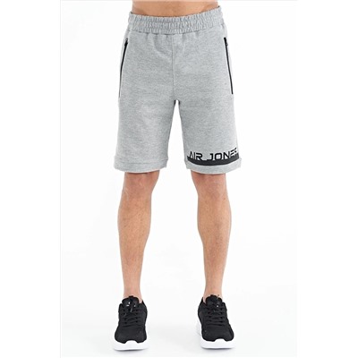 Мужские шорты Albie Grey Melange Standard Fit — 81241 A13ER-81241
